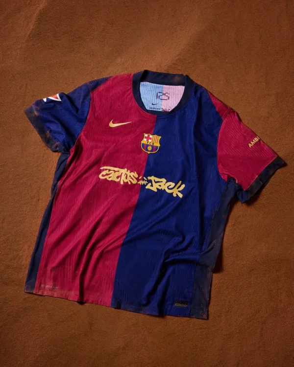 FC Barcelona Home Jersey 2024-25 Travis Scott Edition - Image 2