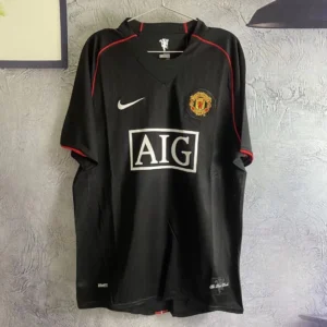 Manchester United Away Jersey 2007-08 Retro