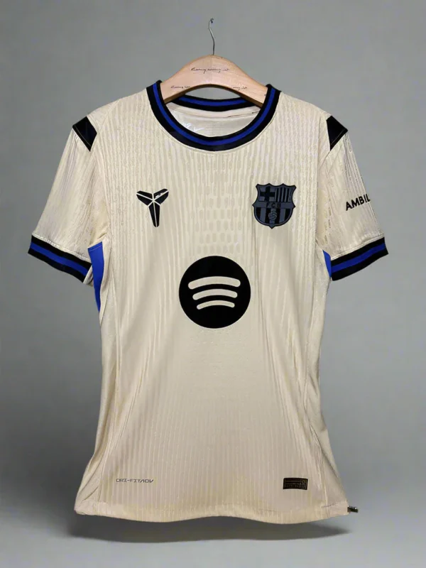 FC Barcelona 2025-26 Away Jersey beige color